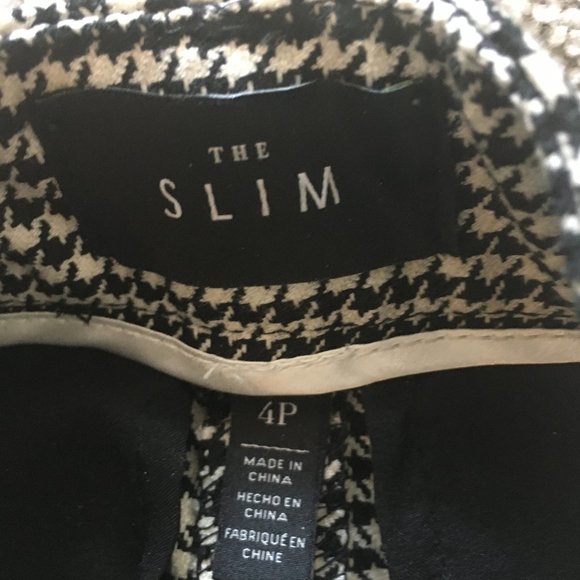 White House Black Market Houndstooth Pants 0p - Picture 3 of 4